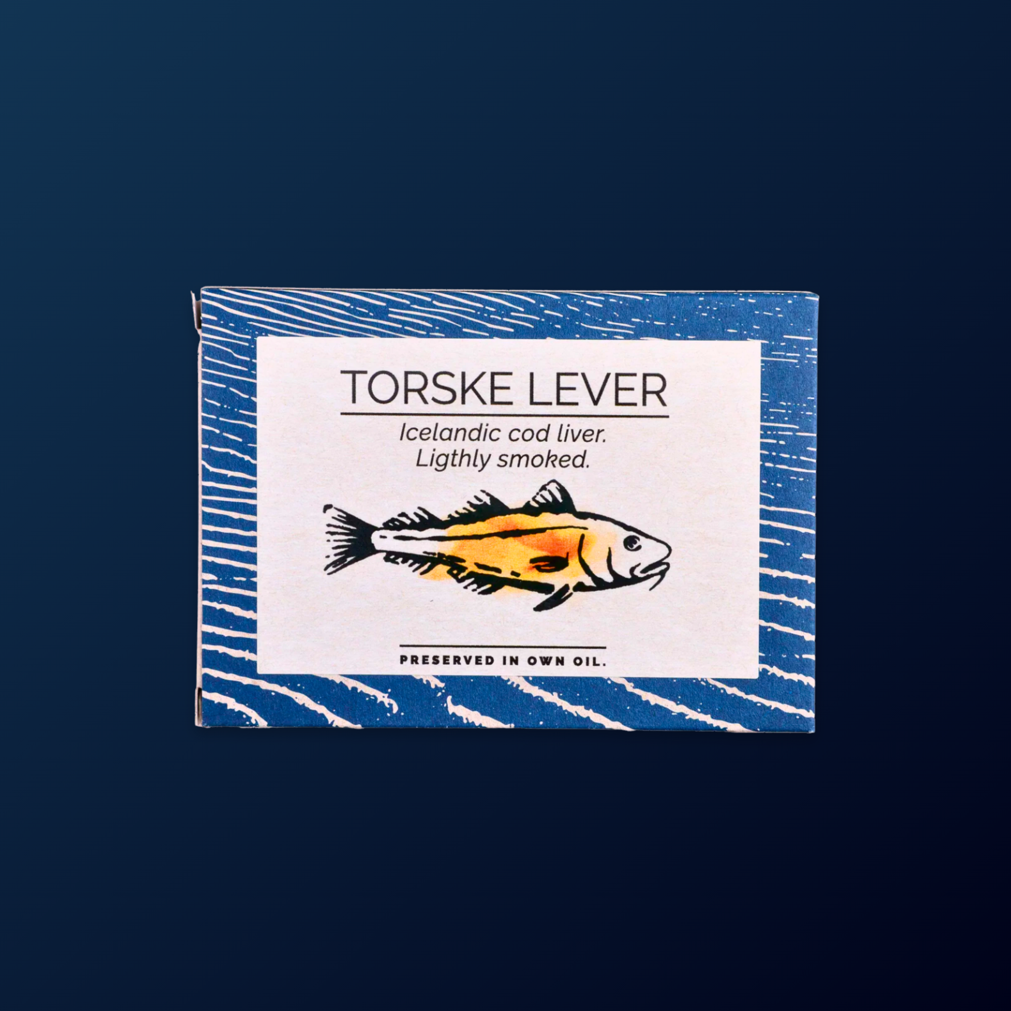 FANGST Icelandic Cod Liver, Lightly Smoked (TORSKELEVER) aka 'Foie Gras' of the Ocean