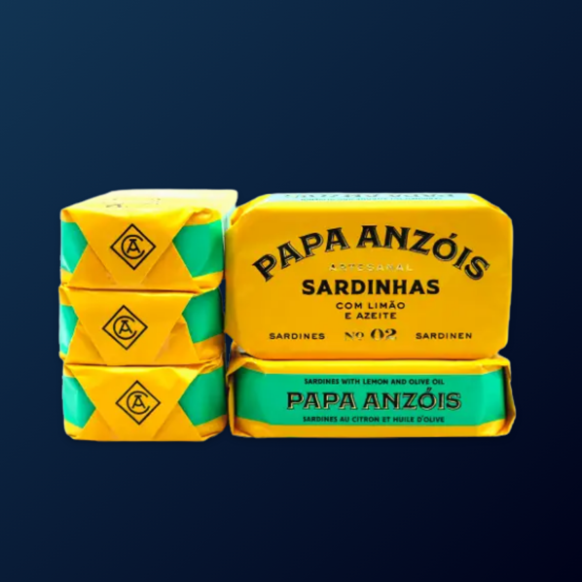 PAPA ANZÓIS Sardines with Lemon and Olive Oil