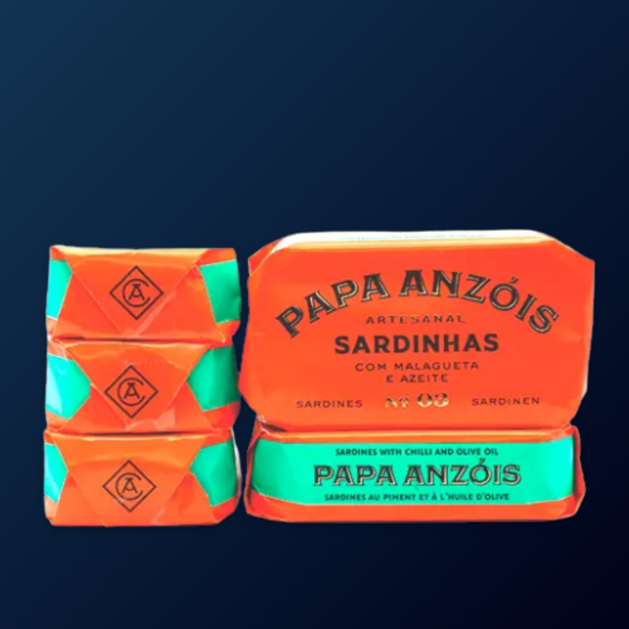 PAPA ANZÓIS Sardines with Chili and Olive Oil