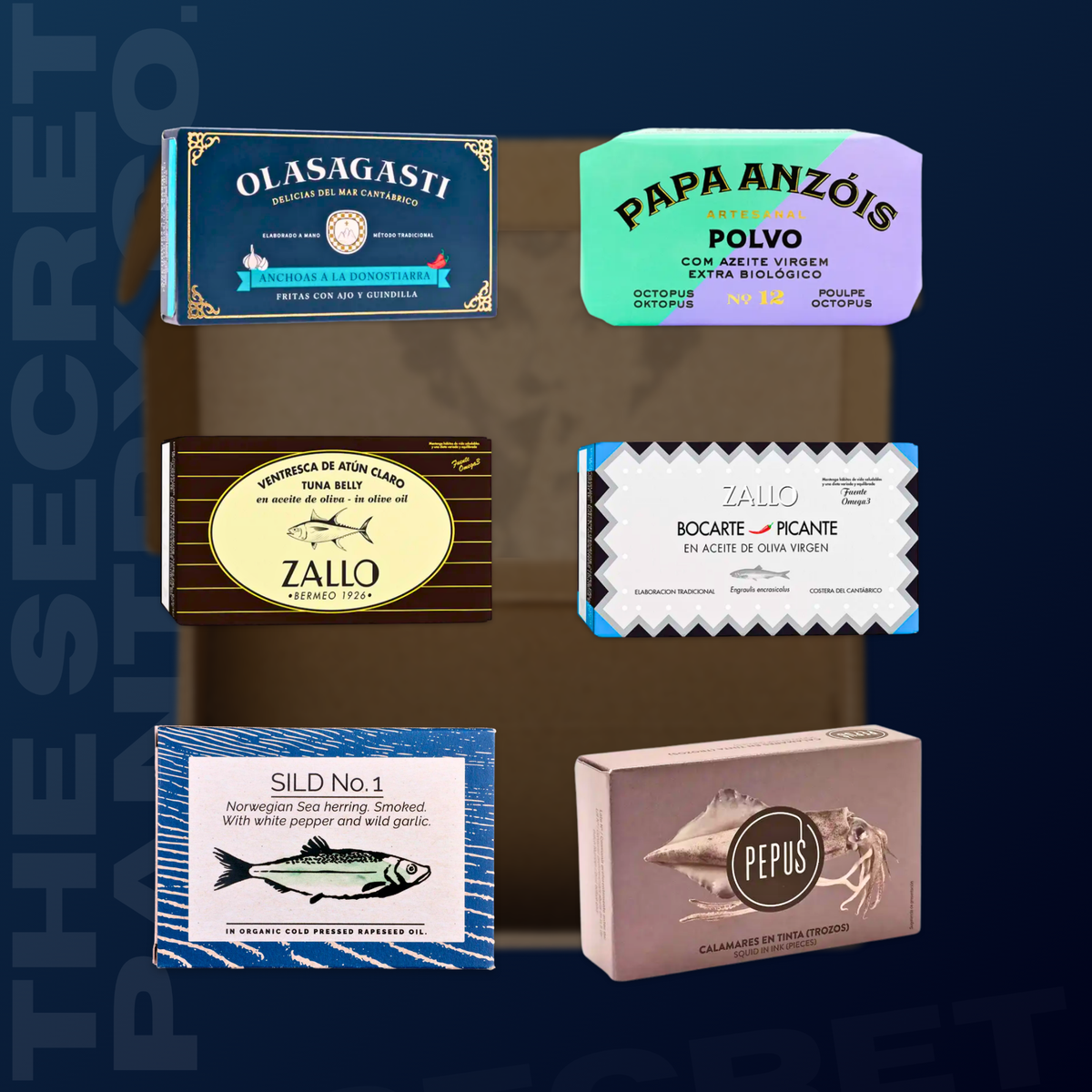 Premium Tinned Fish Variety Box No. 03 (6 Tins)