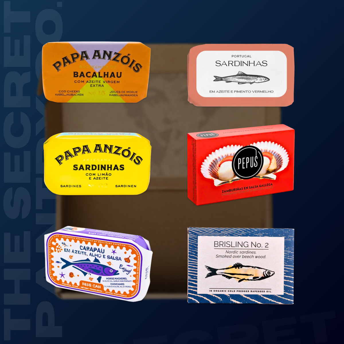 Premium Tinned Fish Variety Box No. 05 (6 Tins)