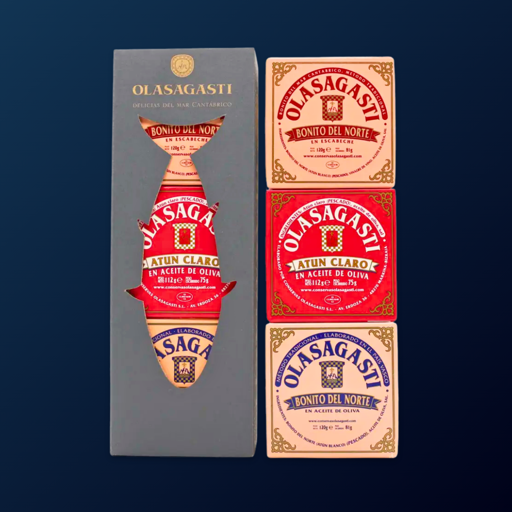 OLASAGASTI Classic Tuna Giftbox (3x120g)