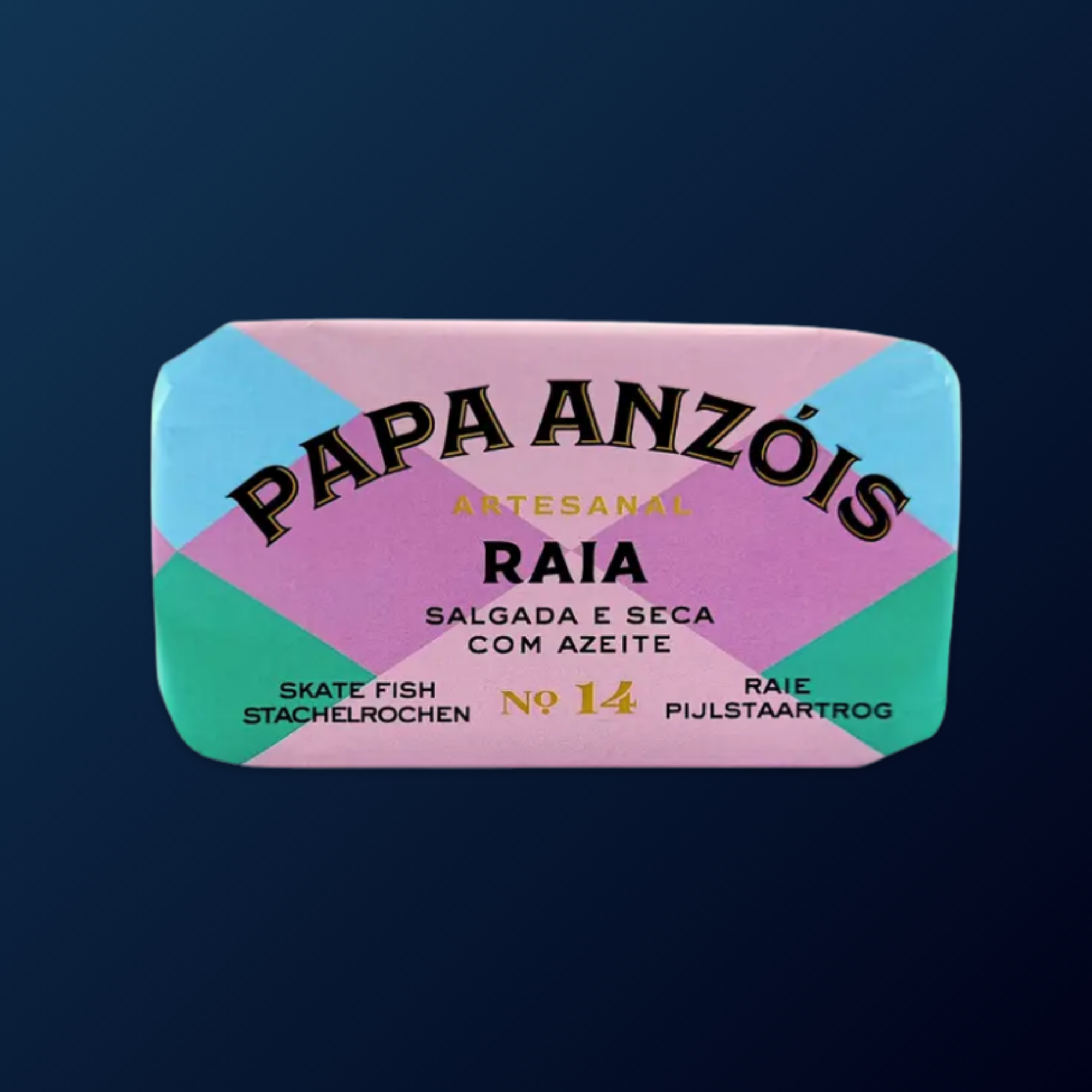 PAPA ANZÓIS Special Tin Discovery Box (Octopus, Cod Cheeks, Cod Neck, Skate Fish)