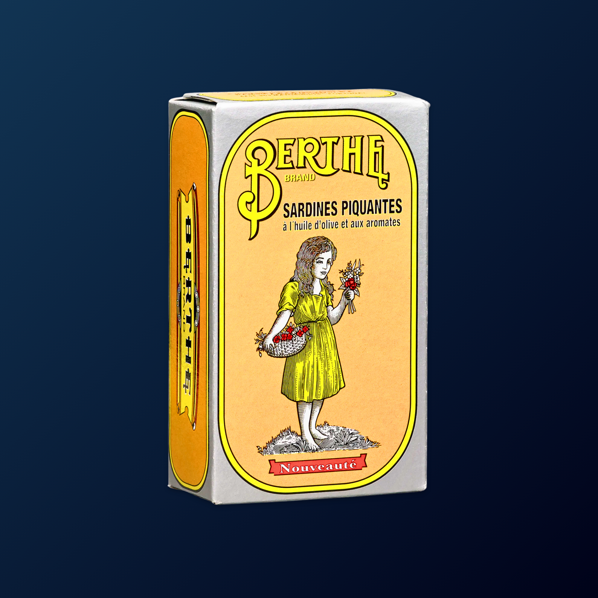 BERTHE Spicy Sardines in Olive Oil with Pickles