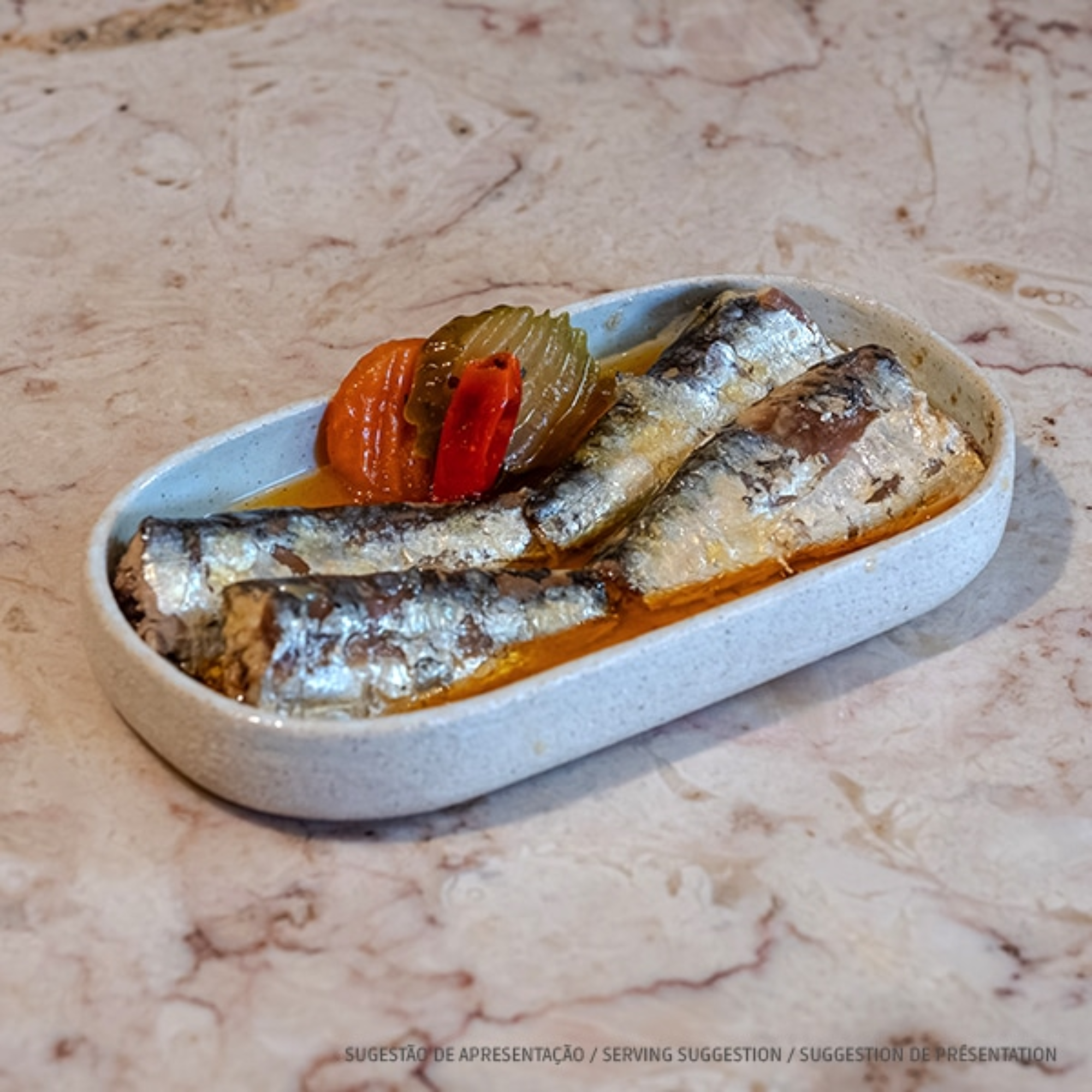 MISS CAN Sardines in Spicy Olive Oil with Pickles