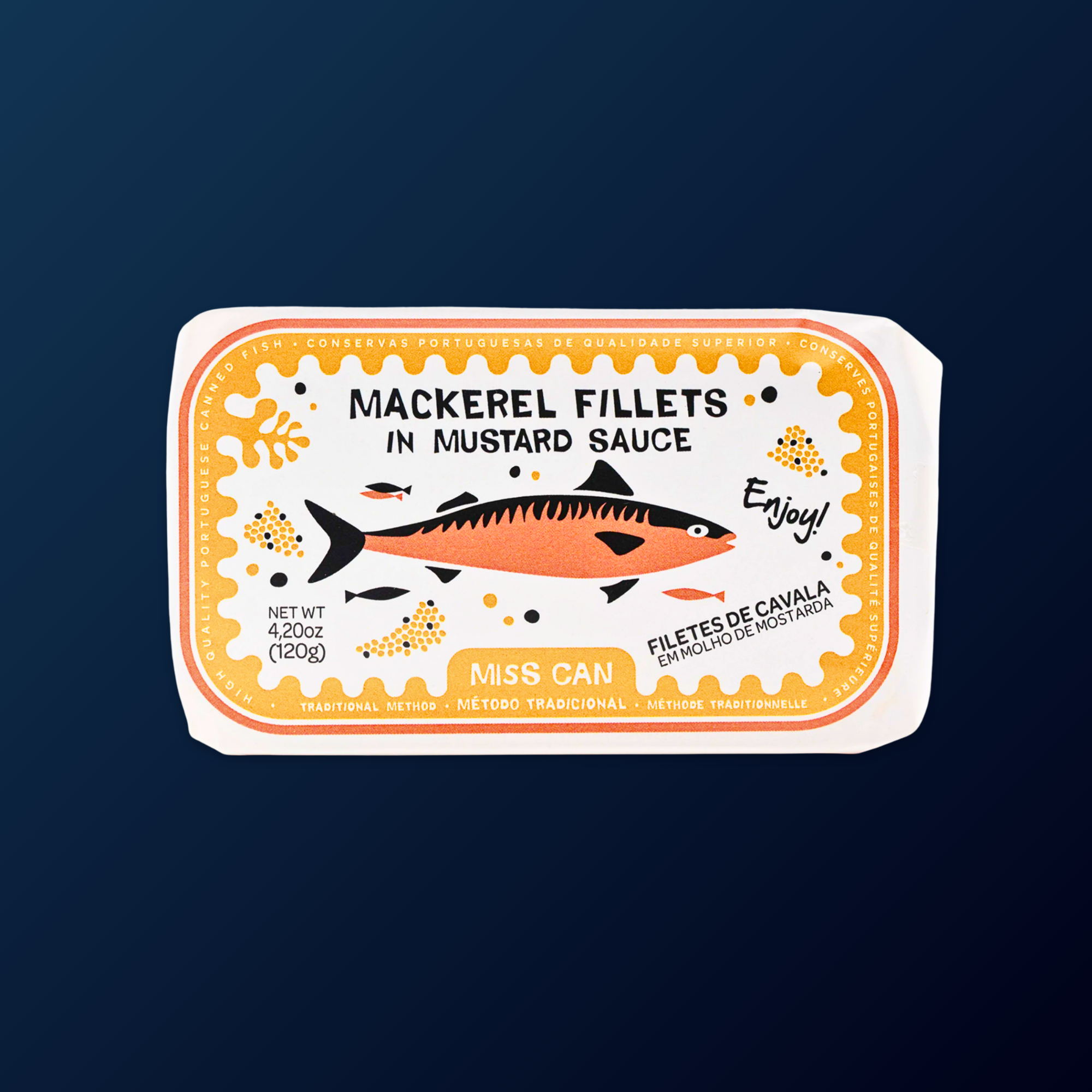 MISS CAN Mackerel Fillets with Mustard Sauce