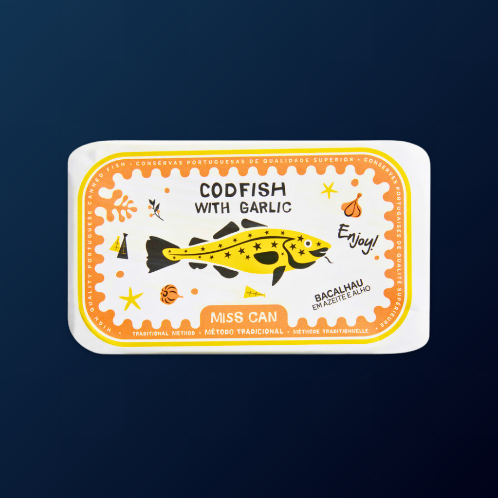 MISS CAN Codfish in Olive Oil with Garlic