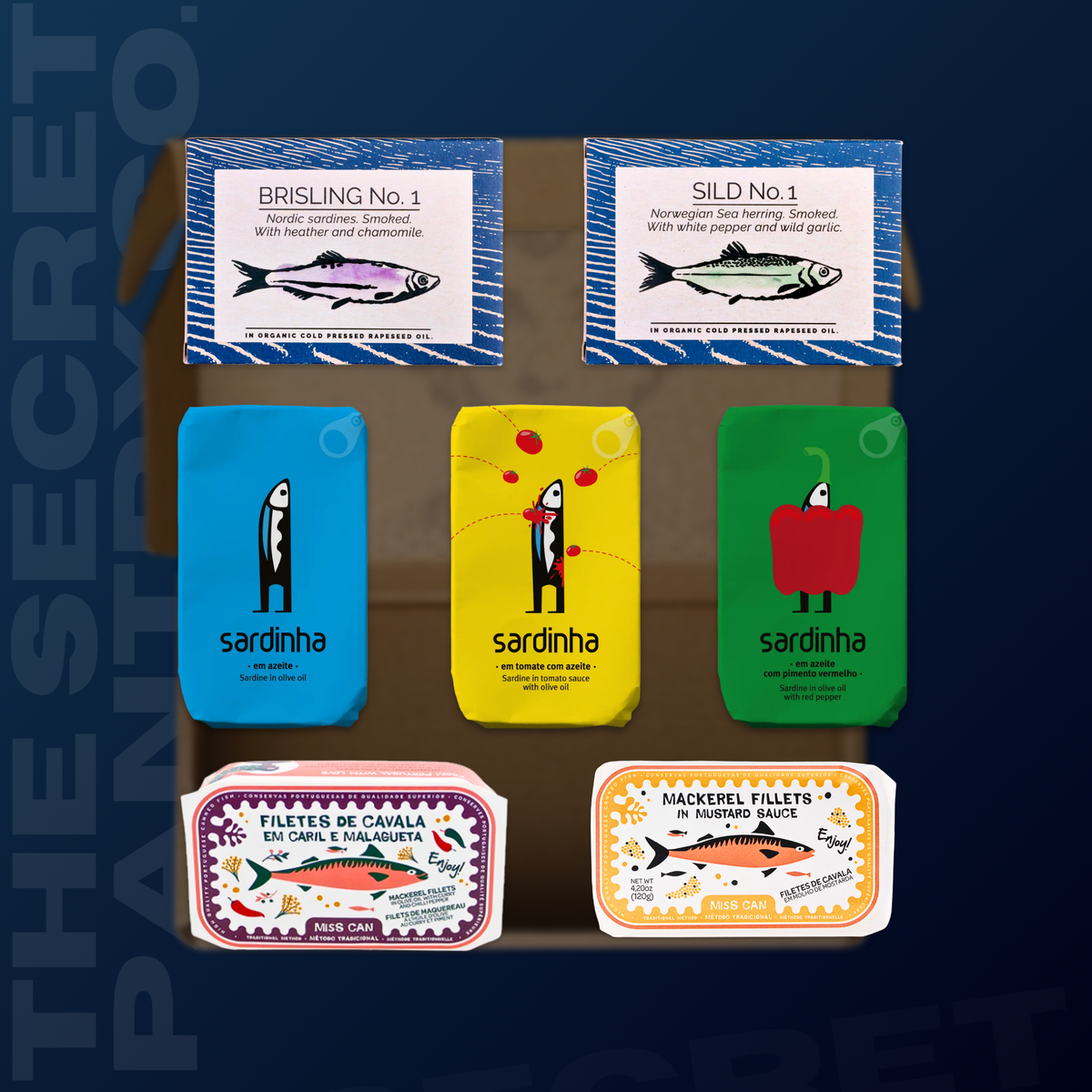 Premium Tinned Fish Variety Box No. 07 (7 Tins)