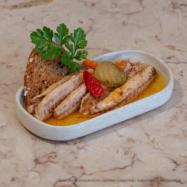 MISS CAN Mackerel Fillets in Spicy Olive Oil with Pickles