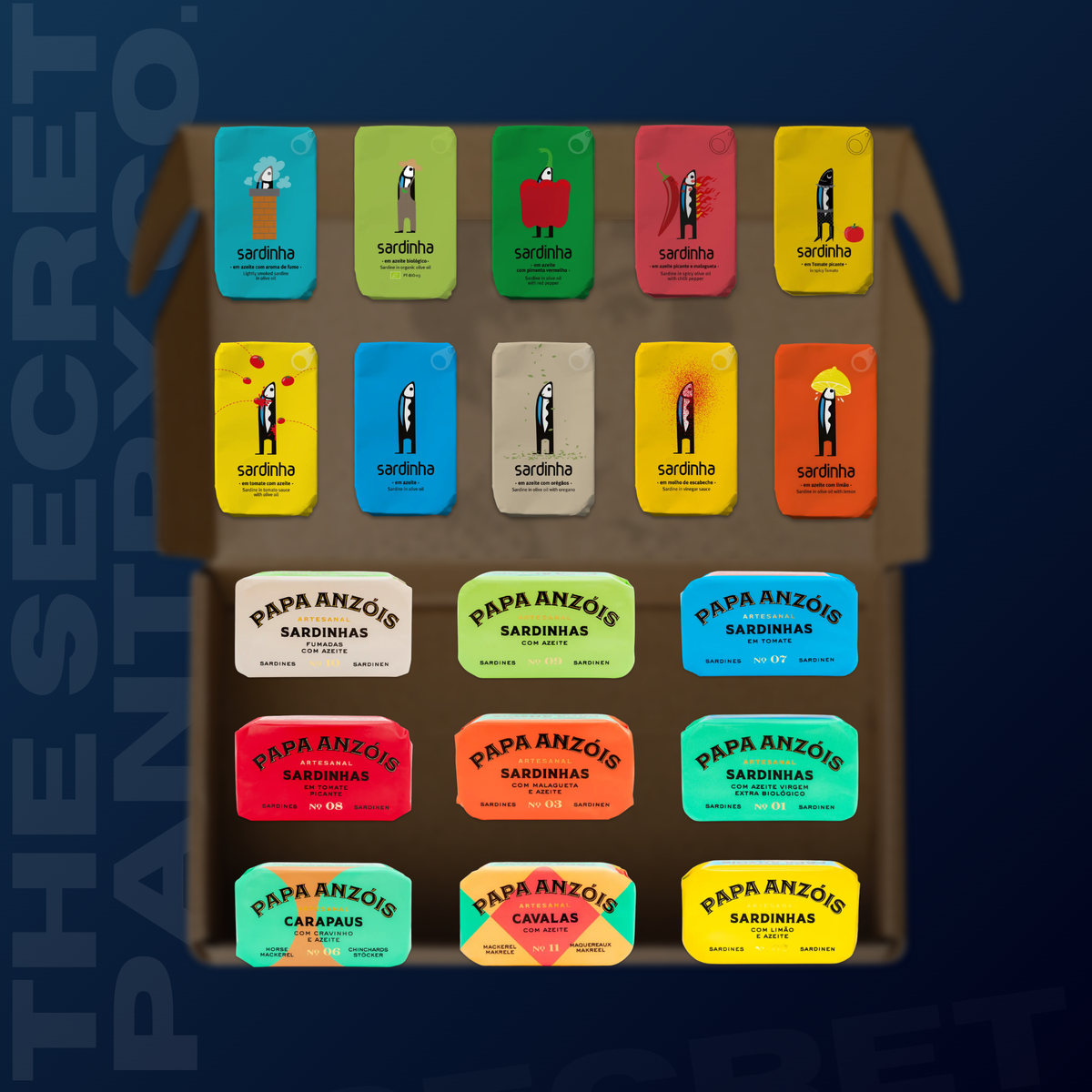 Premium Tinned Fish Variety Box No. 08 - Sardine & Mackerel (19 Tins)