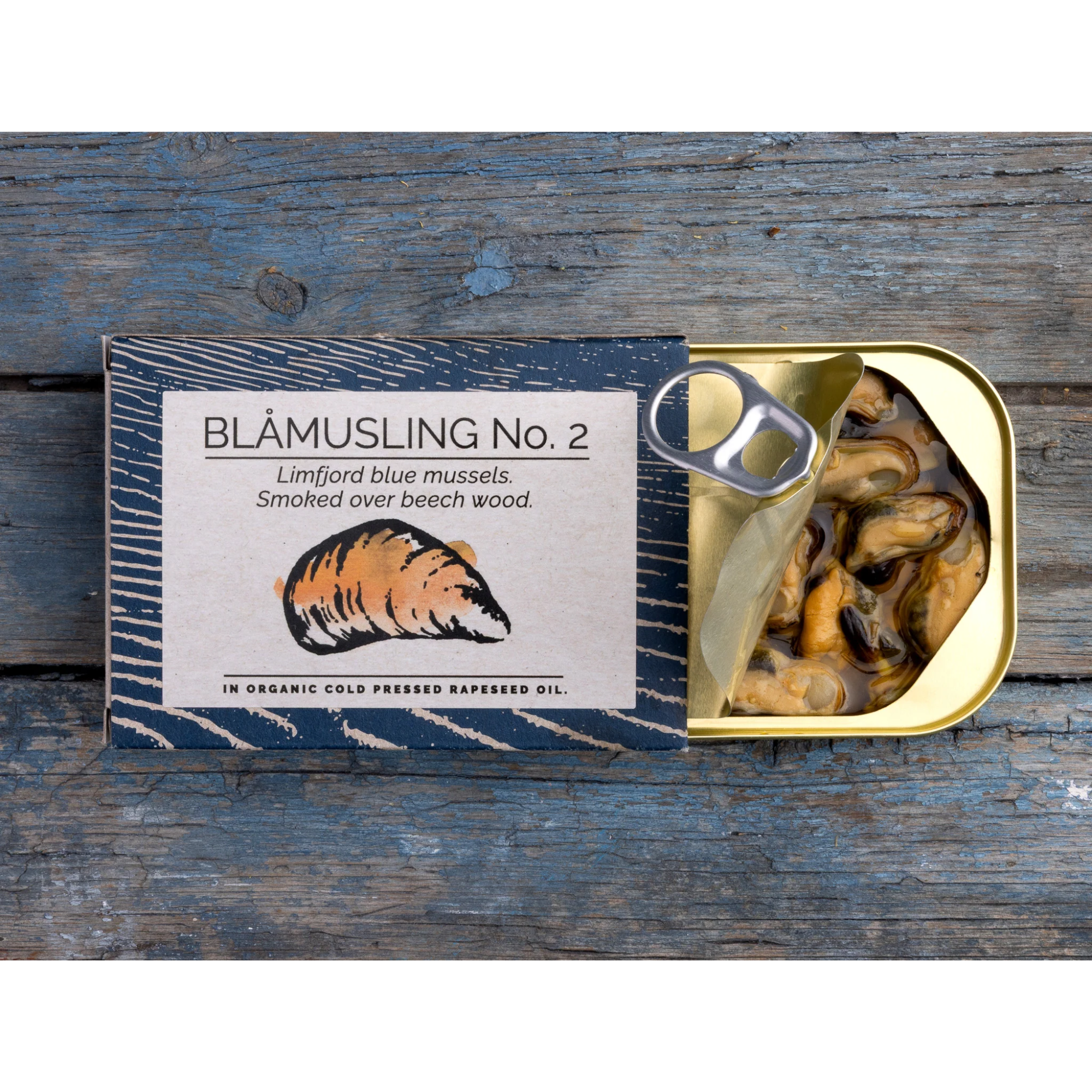 FANGST Wood-Smoked Limfjord Blue Mussels (BLÅMUSLING No. 2)