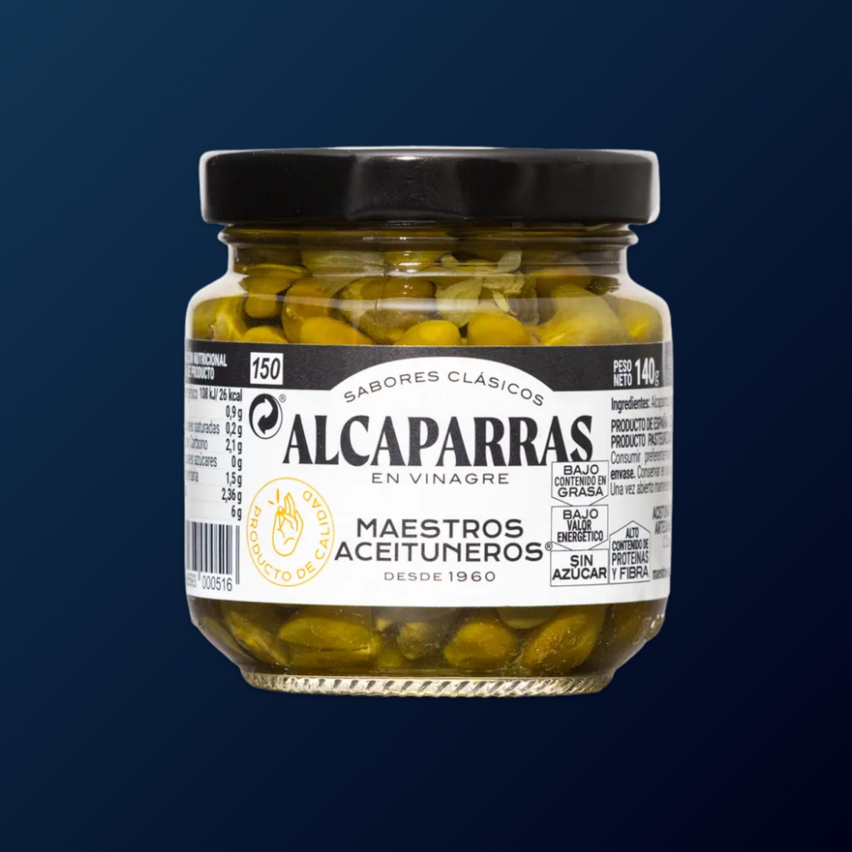 MAESTROS ACEITUNEROS Alcaparras (Capers in Vinegar) 80g