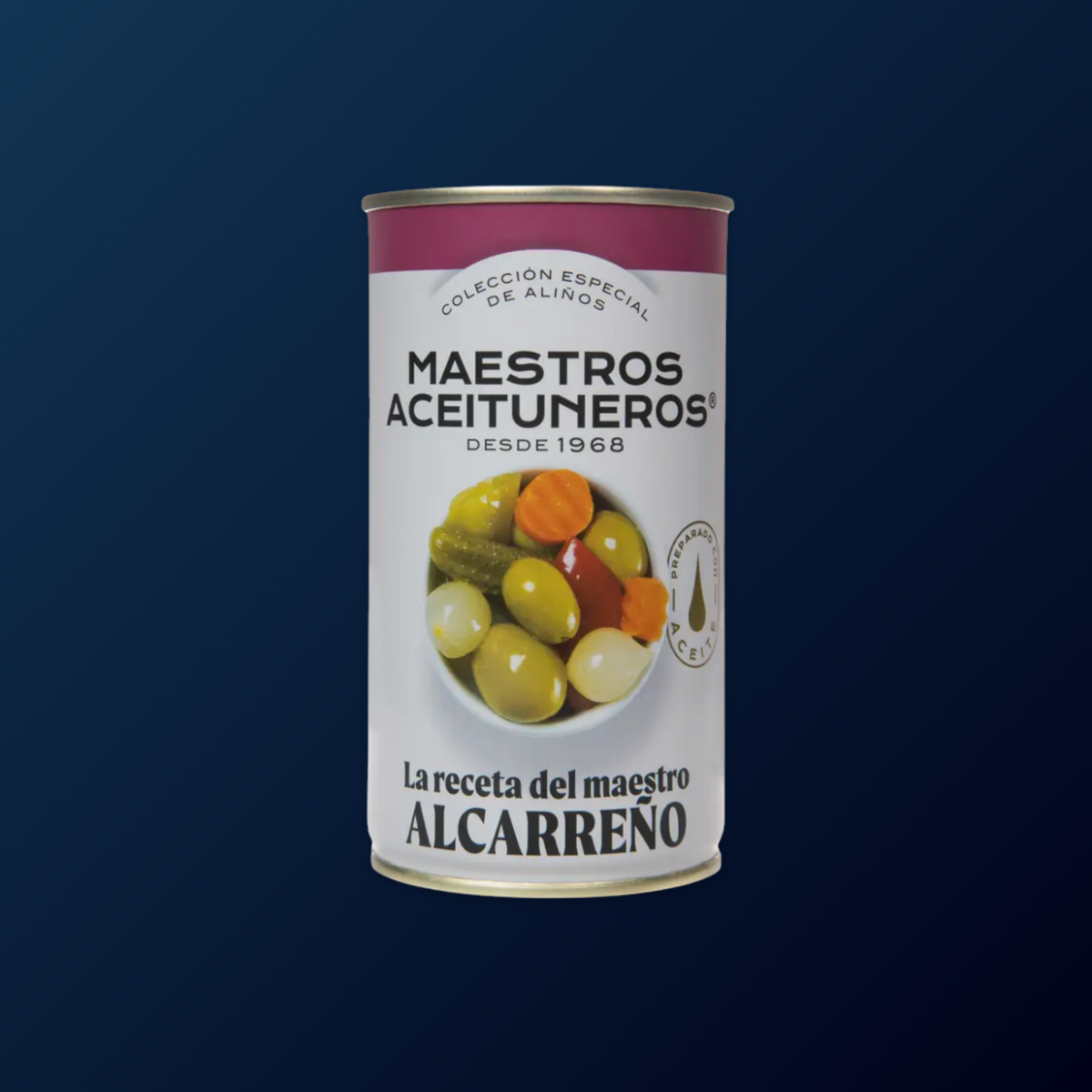 MAESTROS ACEITUNEROS Maestro Alcarreño's Recipe (Olives and Vegetables)