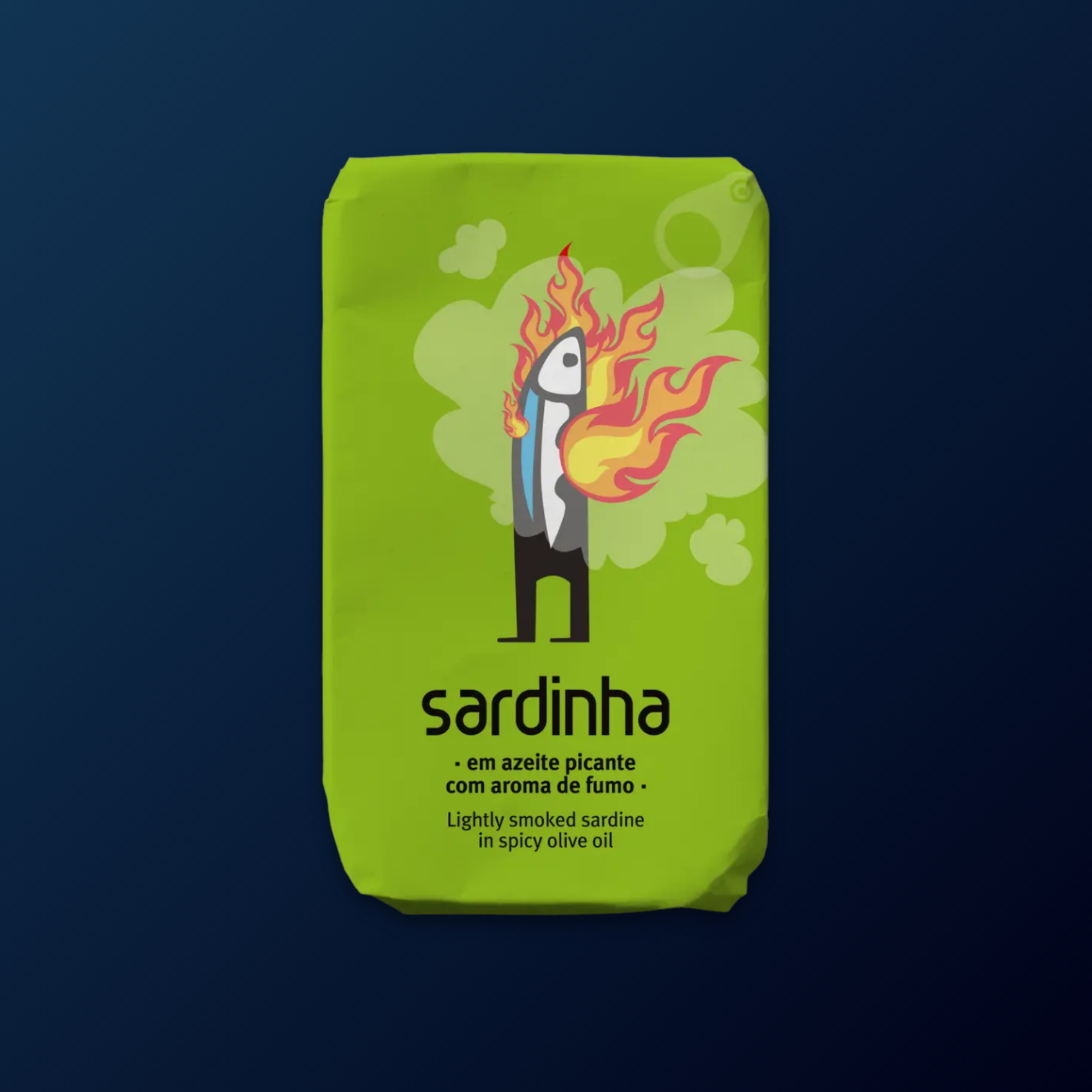 SARDINHA Lightly Smoked Sardines in Spicy Olive Oil
