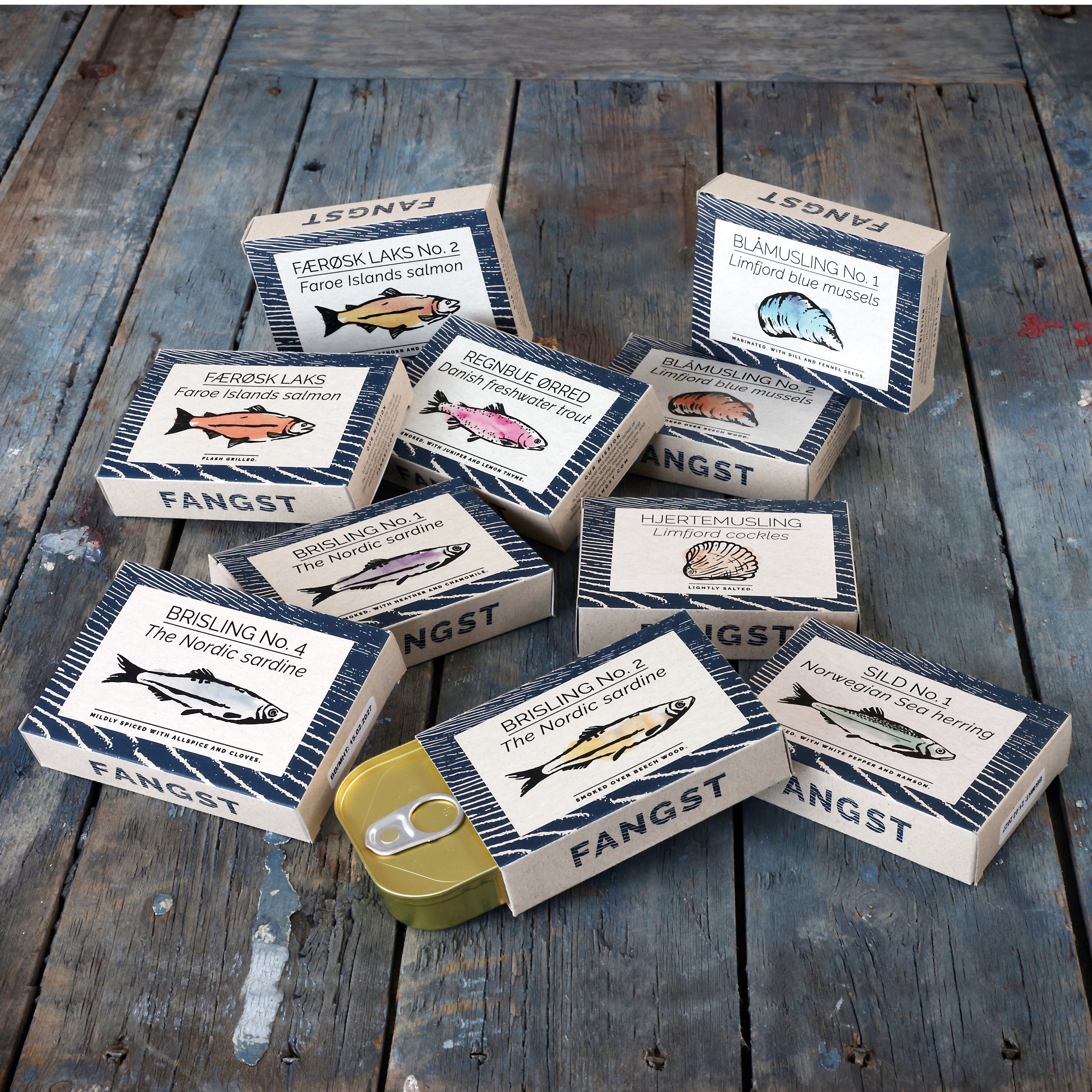 FANGST Explorer Gift Box (10 Tins)